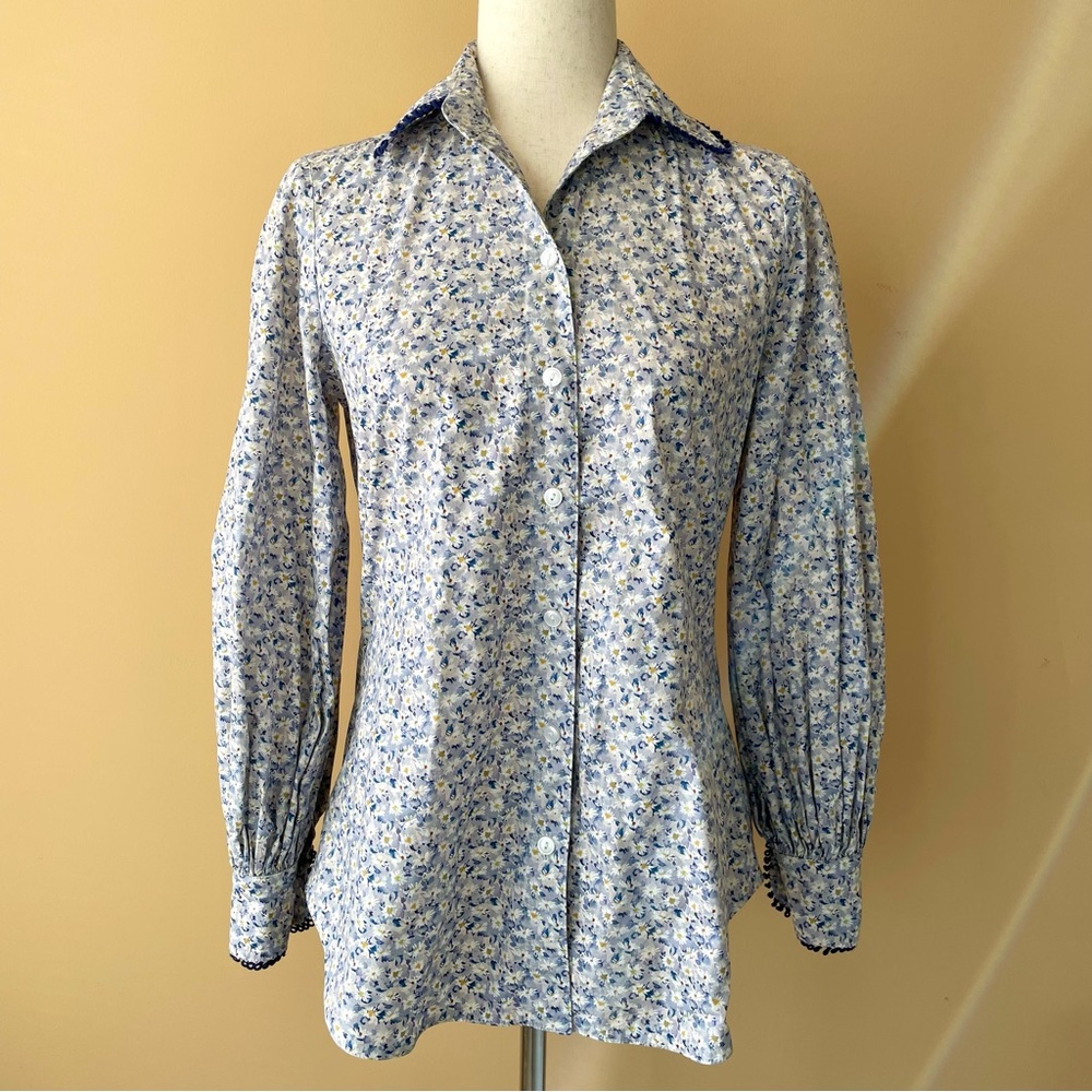 🔻LAST CHANCE🔻 TISH COX Floral Buttondown Blouse
